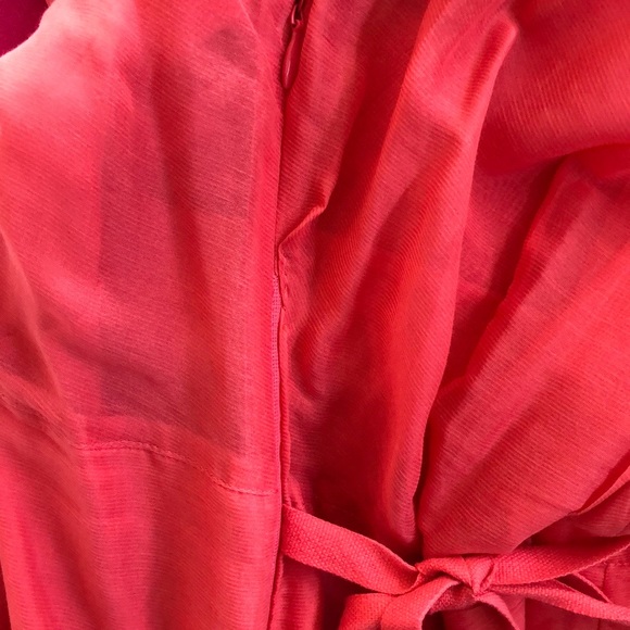 Beautiful Marc Jacobs Orange Ruffle Dress size 6 - Picture 5 of 7